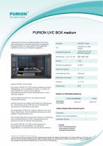 Datenblatt PURION UVC BOX medium