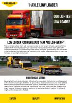 1-axle low loader