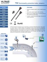 TW Thermowells,protection tubes,adapters