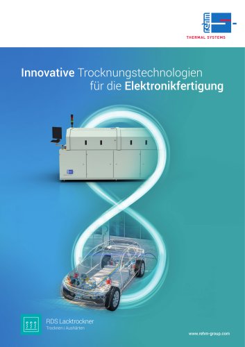 Innovative Trocknungstechnologien  für die Elektronikfertigung