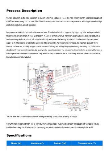 Cement rotary kiln,