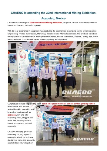 CHAENG+Active lime production line+Mine&Cement industry+Large production