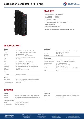 APC-5712 Datasheet