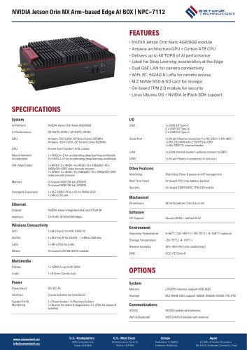 NPC-7112 Datasheet