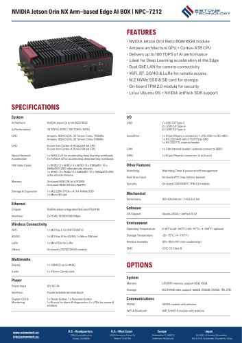NPC-7212 Datasheet