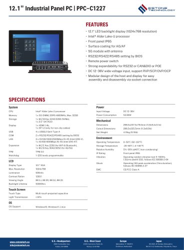 PPC-CXX27 Datasheet