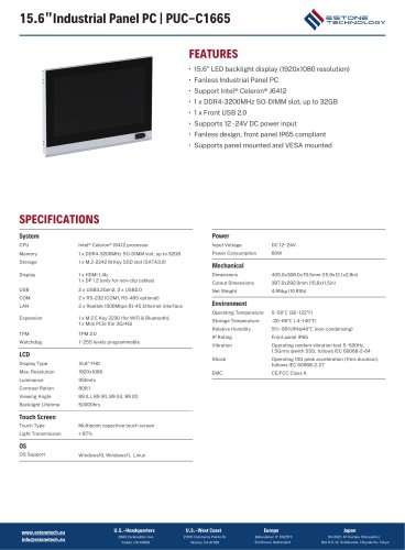 PUC-CXX65 Datasheet