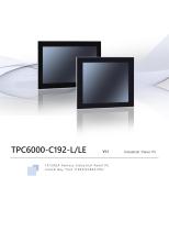 TPC6000-CX2 Series Datasheet