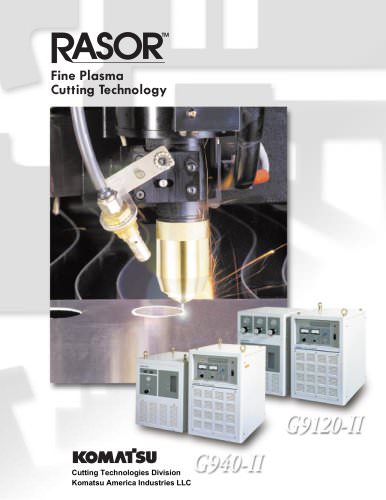 Komatsu G9120 / G940 Fine Plasma Brochure