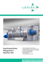 Kontinuierlicher Pflugschar®- Mischer KM-1