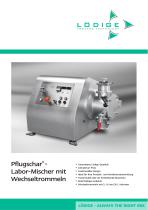 Pflugschar - Labor-Mischer mit Wechseltrommeln-1