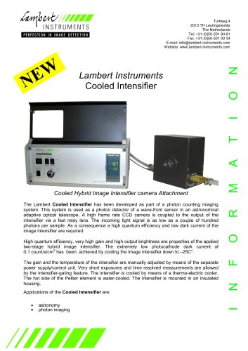 Lambert Instruments Cooled Intensifier