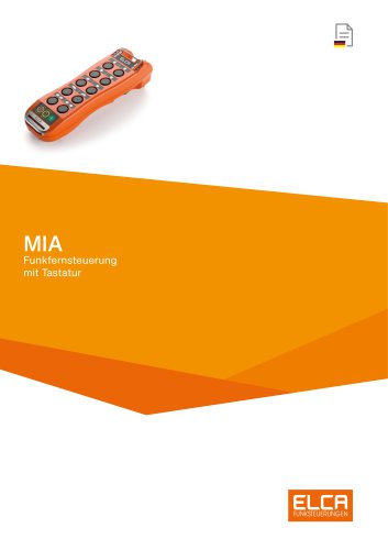 MIA Funkfernsteuerung mit Tastatur