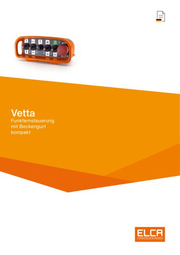 VETTA funkfernsteuerung mit Beckengurt