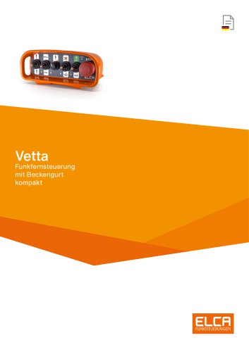 VETTA funkfernsteuerung mit Beckengurt