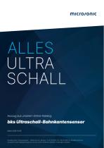 bks Ultraschall-Bahnkantensensor