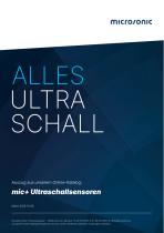 mic+ Ultraschallsensoren
