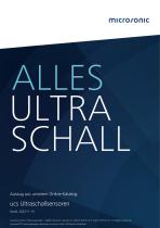 ucs Ultraschall-Abstandssensoren