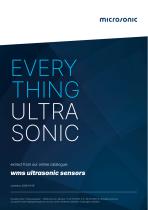 wms ultrasonic distance sensors