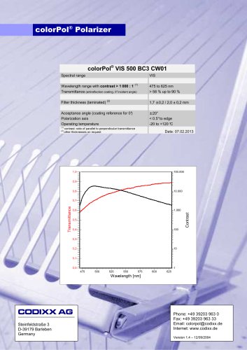 colorPol® VIS 500 BC3 CW01