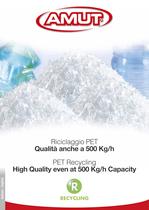 PET RECYCLING HIGH QUALITY EVEN AT 500 KG/H CAPACITY