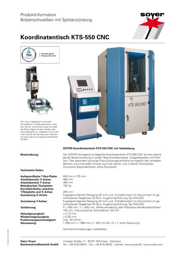 KTS-550 CNC 