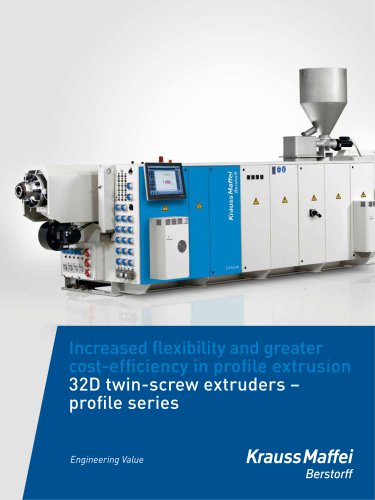 32D twin-screw extruders –  profile series