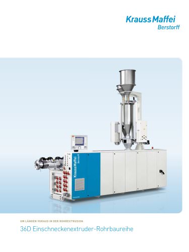 36D Einschneckenextruder-Rohrbaureihe