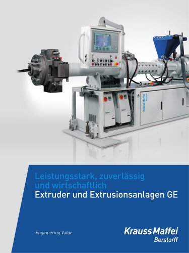 Extruder und Extrusionsanlagen GE