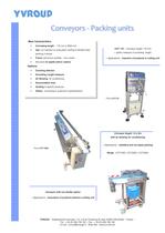 Conveyors-packing units