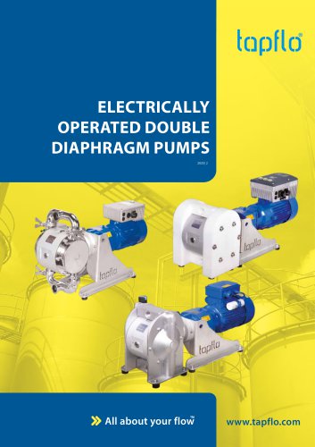 ELECTRICALLY OPERATED DOUBLE DIAPHRAGM PUMPS