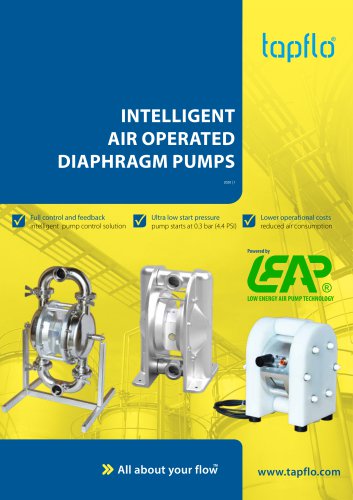 INTELLIGENT AIR OPERATED DIAPHRAGM PUMPS