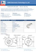 CENO 1000M Ethernet slip ring ECN038-04P3-04P2-02EG