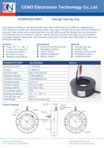 CENO 90mm through hole slip ring ECN090-03P3-09P1