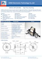 CENO Carbon brush slip ring transfer Ethernet signal BHCN-C-04P-32S-04EG