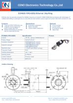 CENO Ethernet slip ring ECN025-15P2-02EG