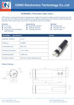 CENO Pneumatic rotary union QCN02M5-L