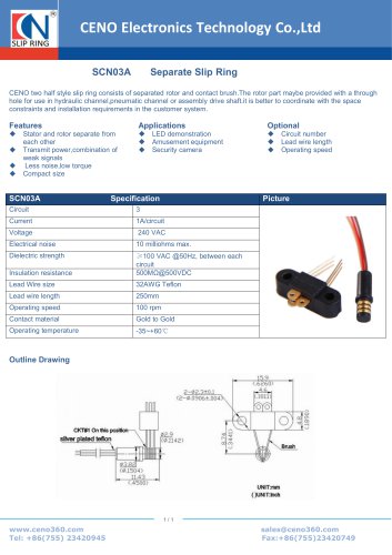 CENO Separate Slip Ring SCN03A