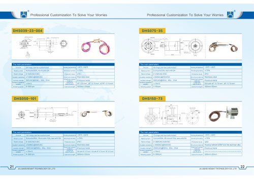 customized flange install slip ring