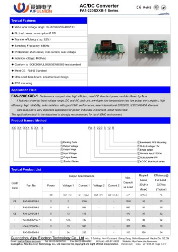 FA5-220SXXB-1 Series