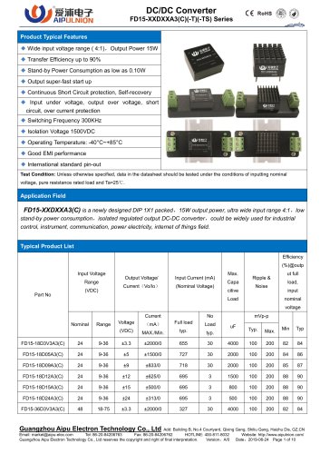 FD15-XXDXXA3(C) Series