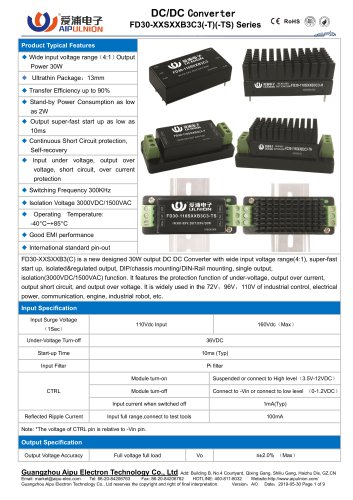 FD30-110SXXB3C3 Series