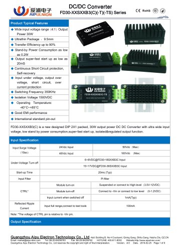 FD30-XXSXXB3(C) Series