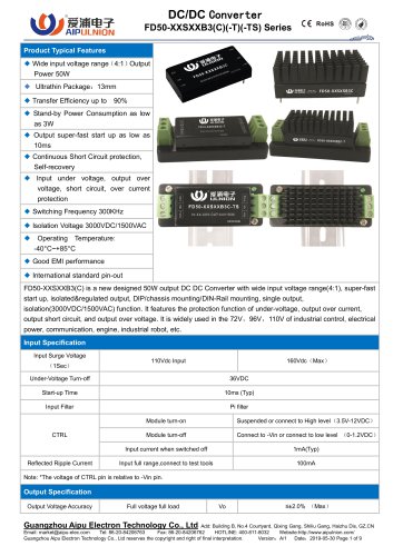 FD50-110SXXB3(C) Series