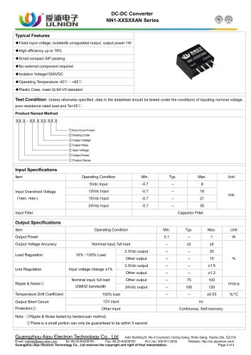 NN1-XXSXXAN Series