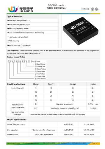 WD25-30D1 Series