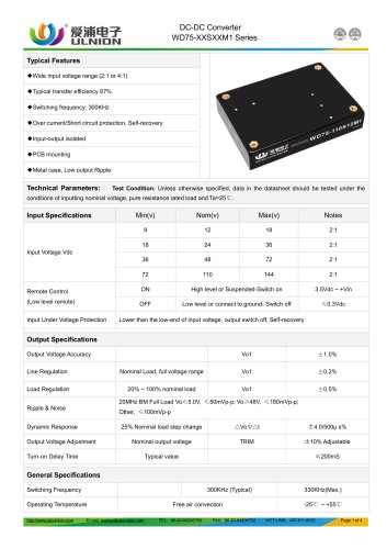 WD75-XXSXXM1 series