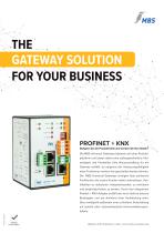 Standard-Gateway mit integrierten PROFINET + KNX Protokoll-Hardware-Adapter