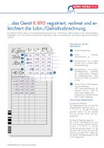 Rechnendes Zeiterfassungsgerät K 895 - 3