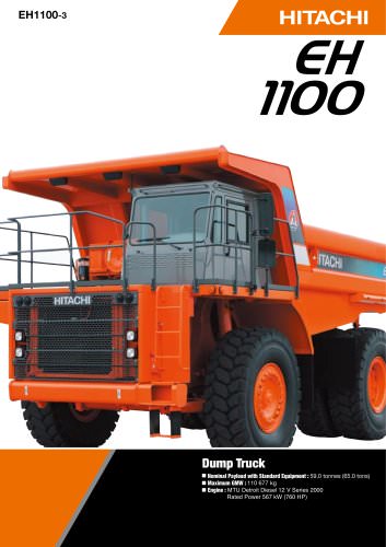 EH1100-3 - Rigid Dump Trucks